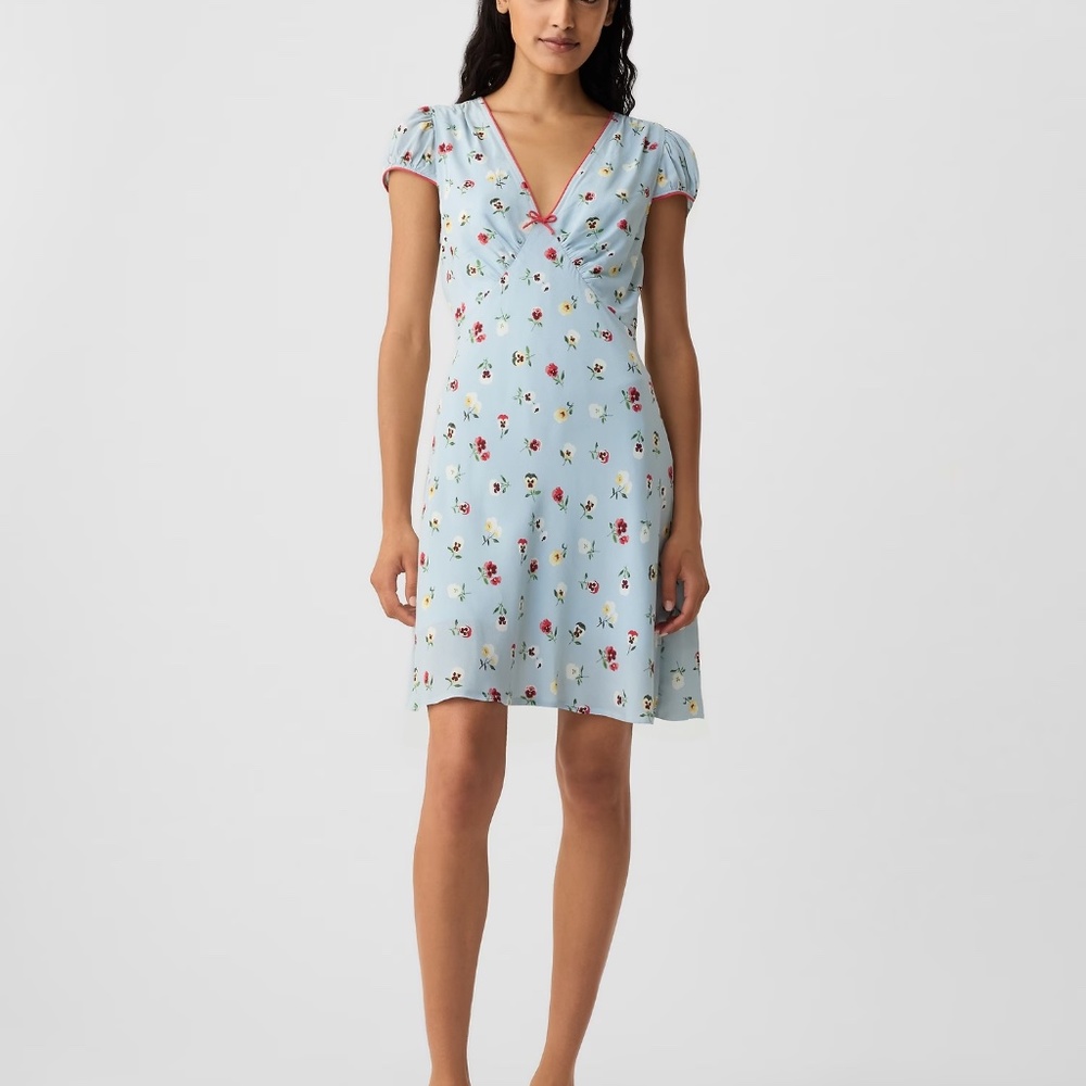 Gap x DÔEN Floral Mini Dress Size 2 — NWT